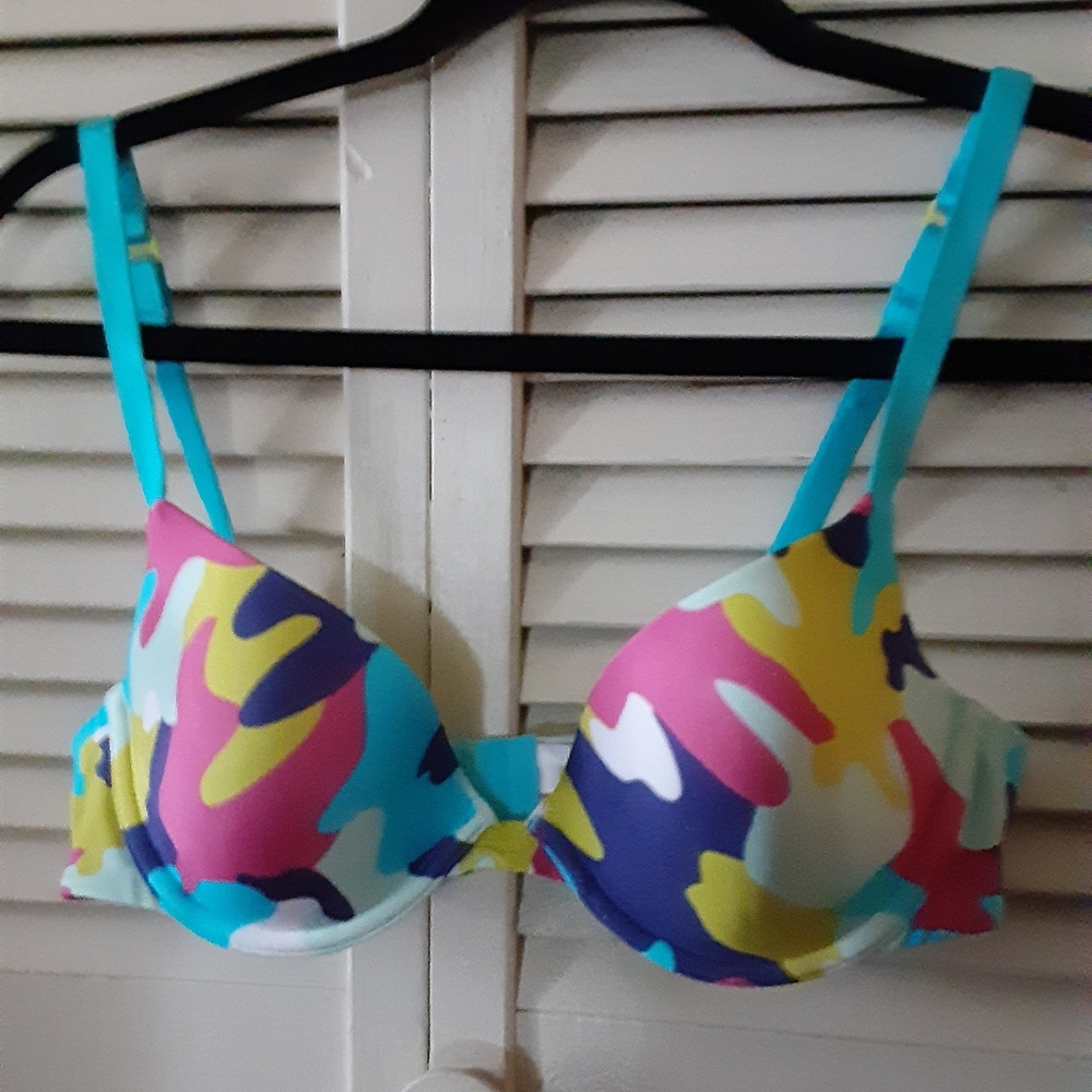 Camo Print Bra